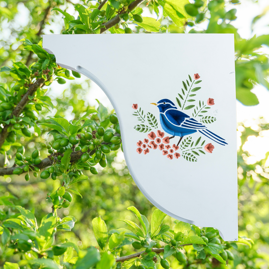 Blue Bird Handcrafted Mailbox Post Bracket