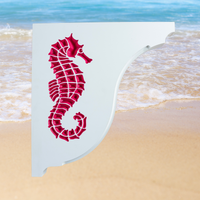 Seahorse Handcrafted Mailbox Post Bracket
