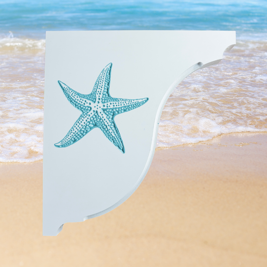 Starfish Handcrafted Mailbox Post Bracket