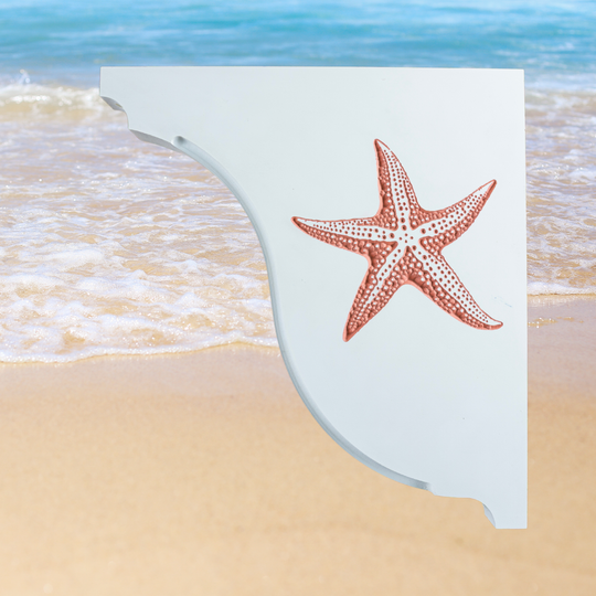 Starfish Handcrafted Mailbox Post Bracket