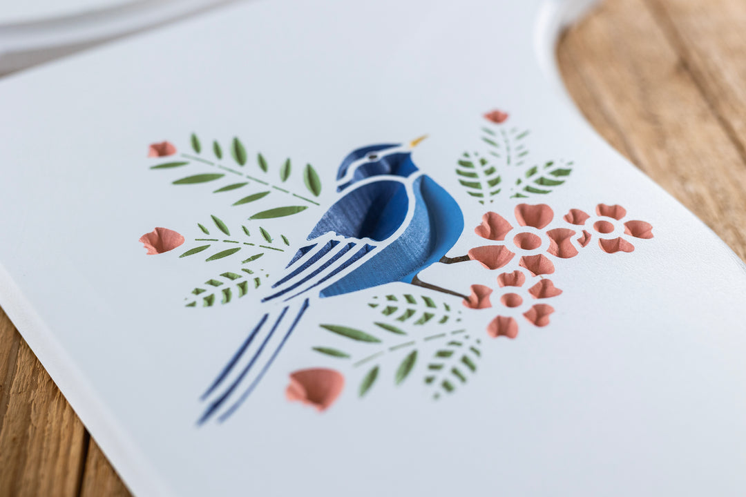 Blue Bird Handcrafted Mailbox Post Bracket