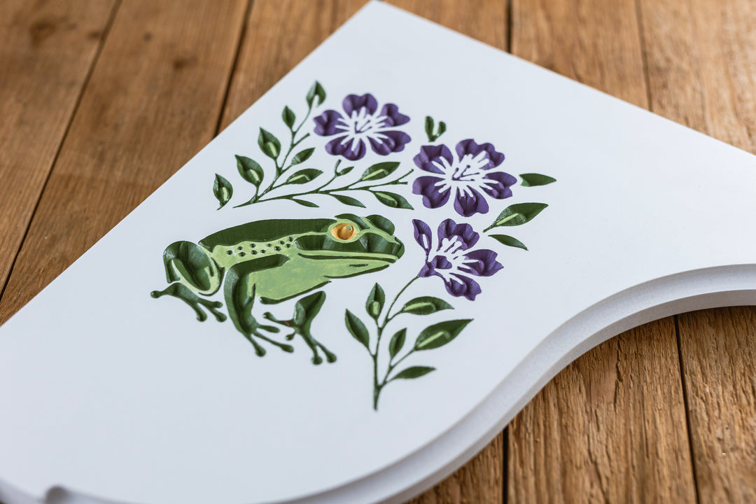 Frog Handcrafted Mailbox Post Bracket