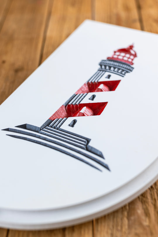 Lighthouse Handcrafted Mailbox Post Bracket