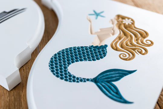 Mermaid Handcrafted Mailbox Post Bracket